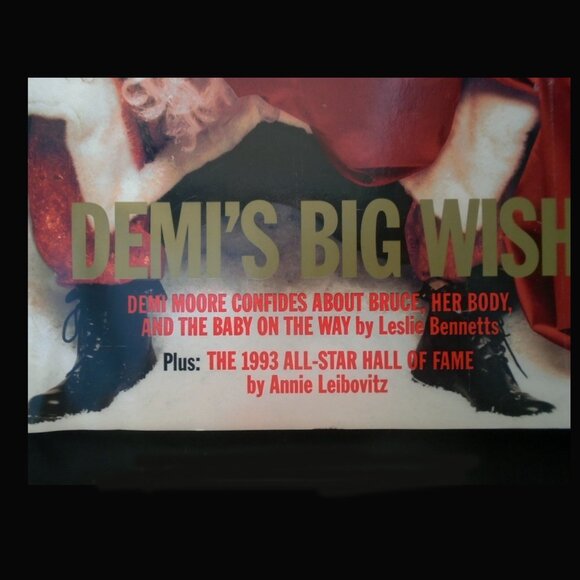 Vintage Vanity Fair Magazines with Demi Moore - 90s Collectible Bundle - Picture 3 of 11